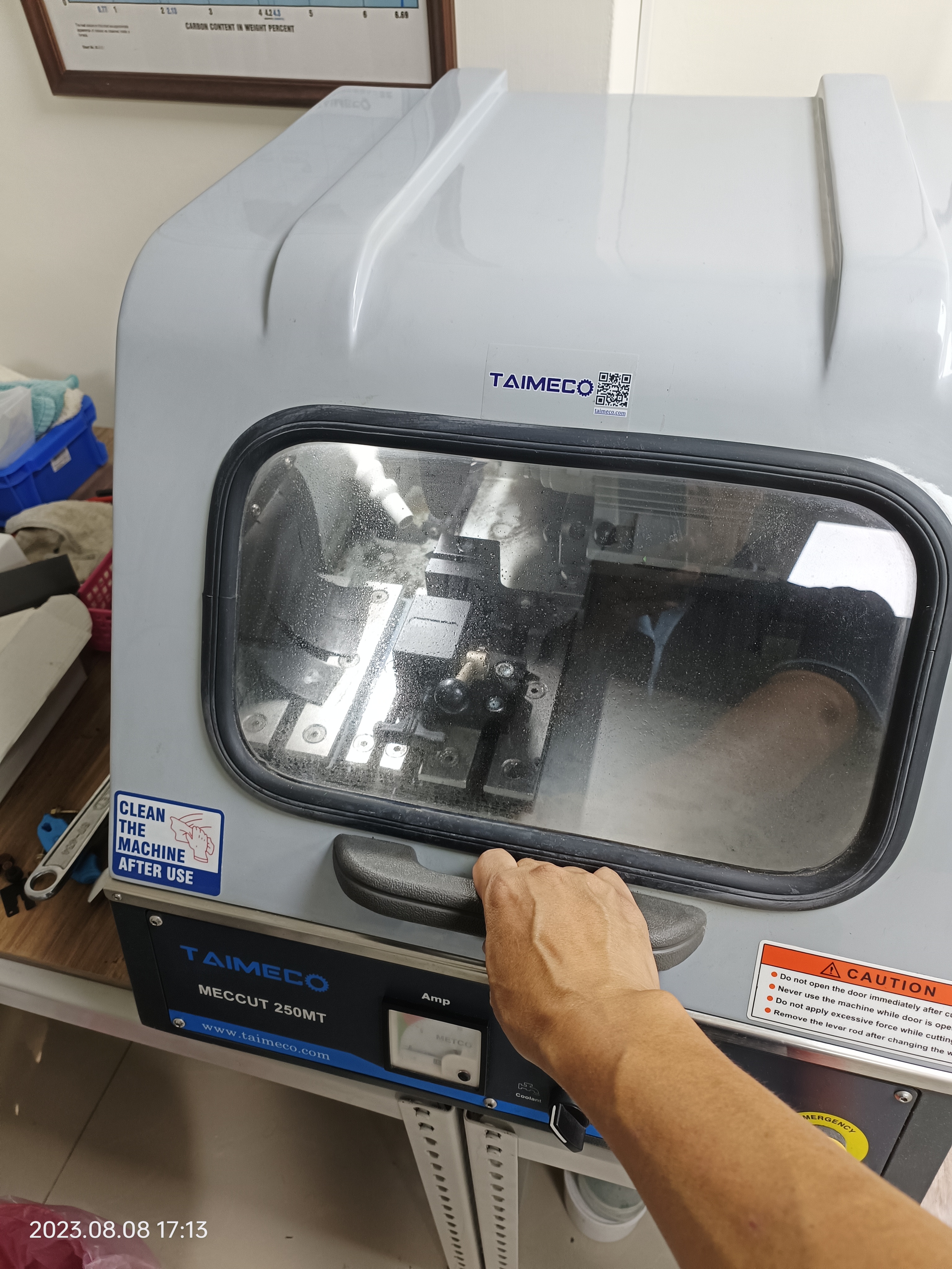 桌上型手動金相切割機
